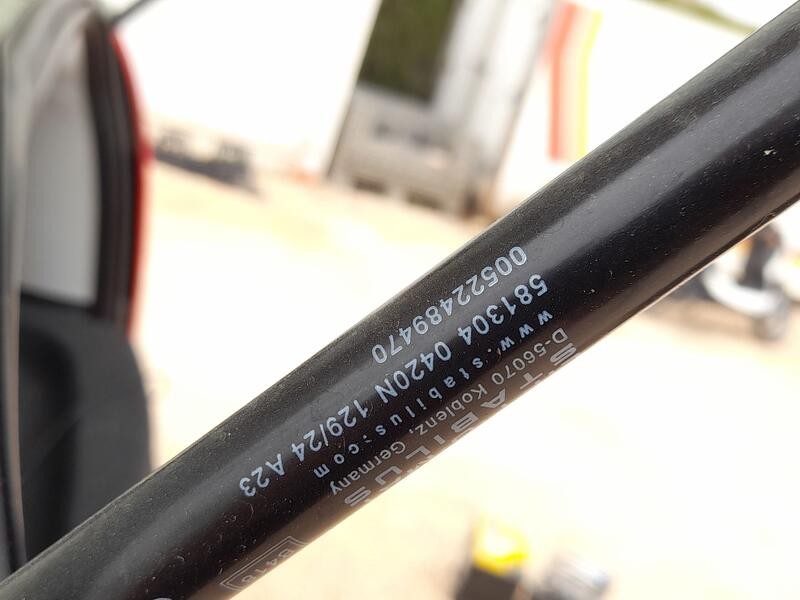 Recambio de amortiguadores maletero / porton para fiat panda (312_, 319_) 1.0 mild hybrid (312.pyd1b) referencia OEM IAM 5224894