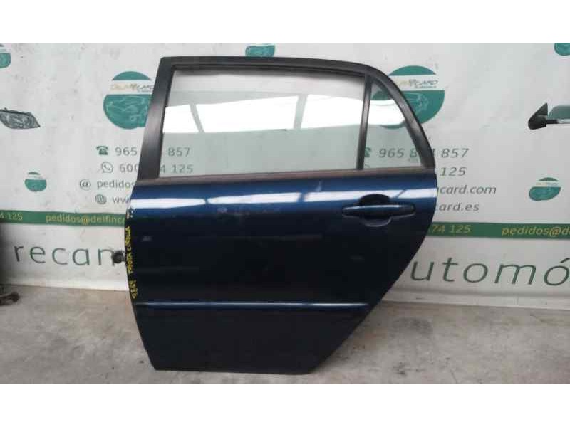 Recambio de puerta trasera izquierda para toyota corolla (e12) 1.4 d-4d luna compact referencia OEM IAM   TOCADO