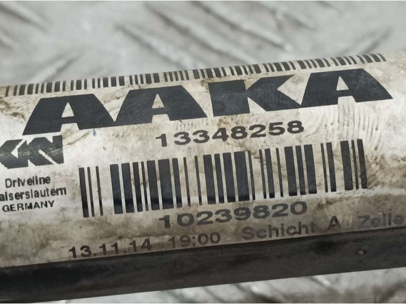 Recambio de transmision delantera izquierda para opel zafira tourer excellence referencia OEM IAM 13348258 10239820 