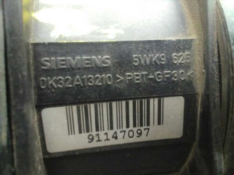 Recambio de caudalimetro para kia rio 1.3 cat referencia OEM IAM 0K32A13210 5WK9625 SIEMENS