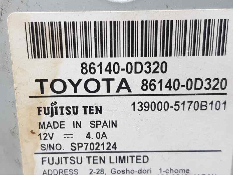 Recambio de sistema navegacion gps para toyota yaris active referencia OEM IAM 861400D320  
