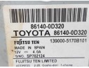 Recambio de sistema navegacion gps para toyota yaris active referencia OEM IAM 861400D320  