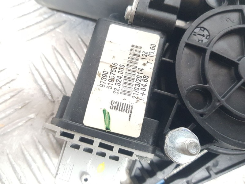 Recambio de elevalunas trasero izquierdo para fiat 500l (351_, 352_) 1.4 (199lyb1b) referencia OEM IAM 51957506 6 PINS 