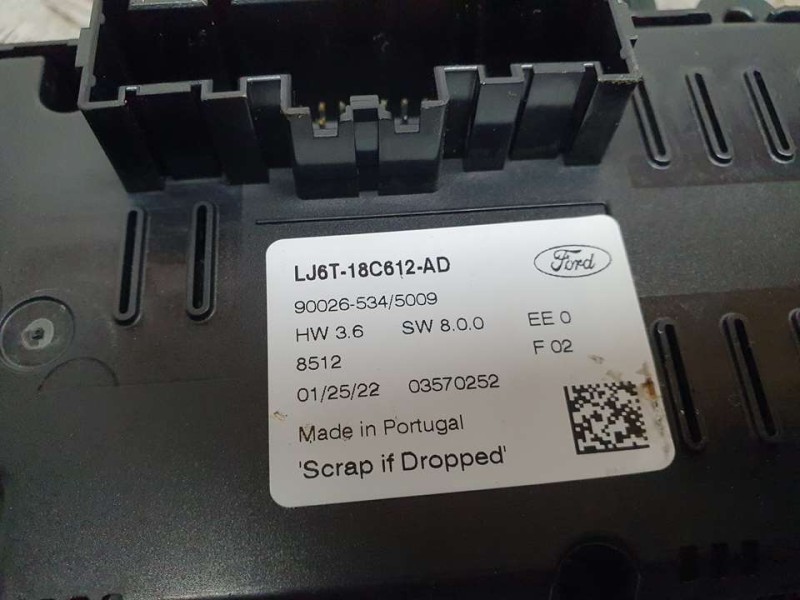 Recambio de mando climatizador para ford kuga st-line referencia OEM IAM LJ6T18C612AD 90026534 