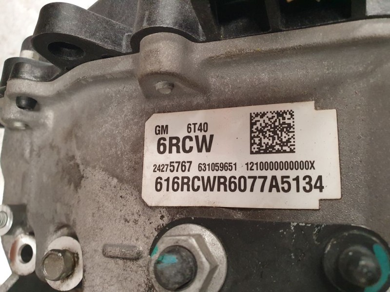 Recambio de caja cambios para opel mokka selective referencia OEM IAM 6RCW 24275767 AUTOMATICA