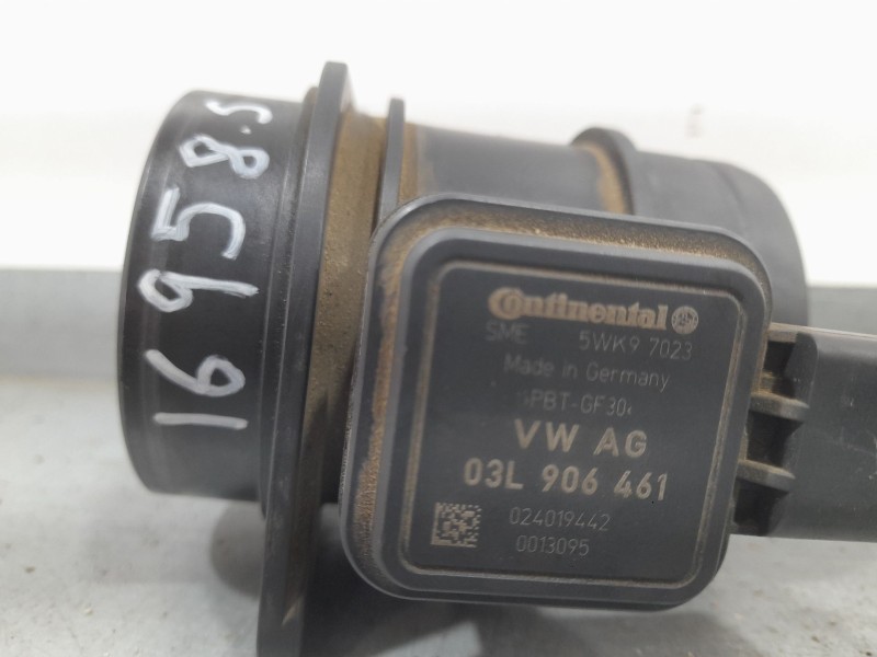 Recambio de caudalimetro para seat ibiza iv (6j5, 6p1) 1.6 tdi referencia OEM IAM 03L906461 CONTINENTAL 5WK97023