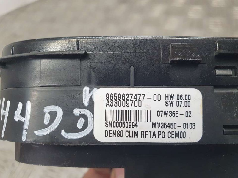 Recambio de mando climatizador para citroën c4 grand picasso 2.0 hdi fap referencia OEM IAM 9659627477 A83009700 DENSO DCH