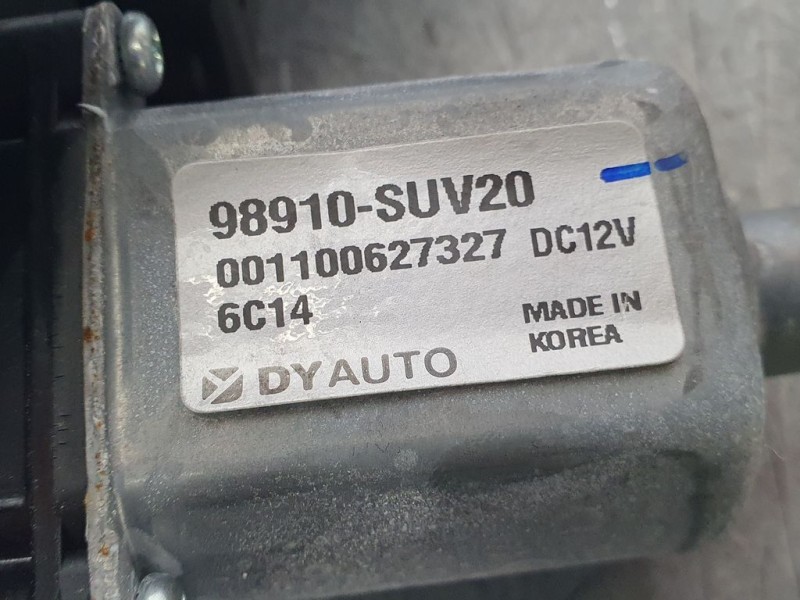 Recambio de elevalunas trasero derecho para opel mokka selective referencia OEM IAM 98910SUV20 001100627327 DY AUTO ELECTRICO 2 