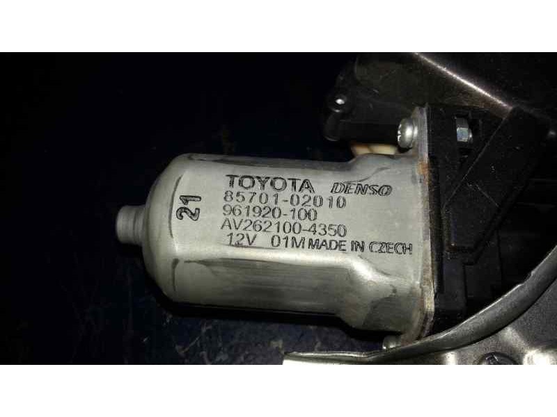 Recambio de elevalunas delantero derecho para toyota auris live referencia OEM IAM 8570102010 DENSO ELECTRICO