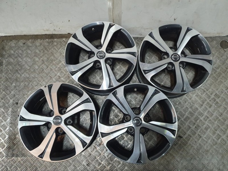 Recambio de juego llantas aluminio para nissan pulsar (c13) acenta referencia OEM IAM  ALUMINIO 6 , 5X16 5 TORN ET 40