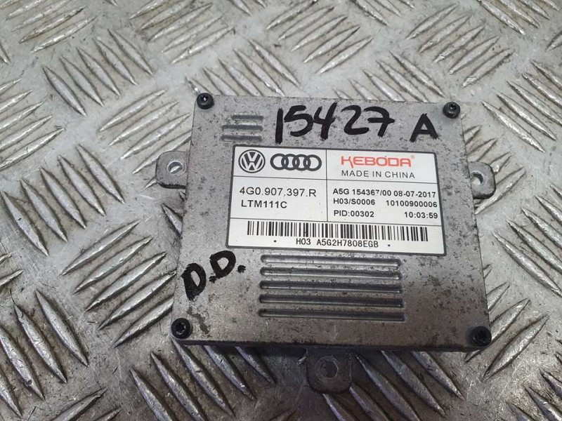 Recambio de centralita faros xenon para audi a3 sportback (8vf) design edition referencia OEM IAM 4G0907397R KEBODA D.D
