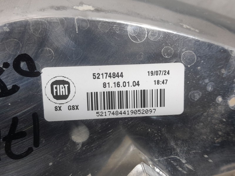 Recambio de faro antiniebla izquierdo para fiat panda (312_, 319_) 1.0 mild hybrid (312.pyd1b) referencia OEM IAM 52174844  