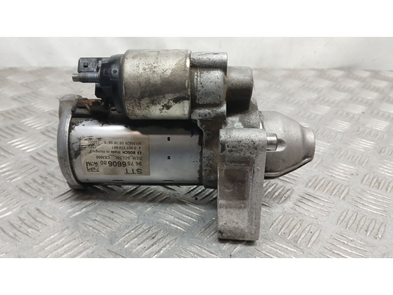Recambio de motor arranque para peugeot 208 i (ca_, cc_) 1.6 bluehdi 100 referencia OEM IAM 9675660680 BOSCH 0001174601