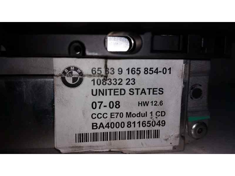 Recambio de sistema dvd para bmw x5 (e70) xdrive30d referencia OEM IAM A2C53282281 6583916585401 SIEMENS VDO