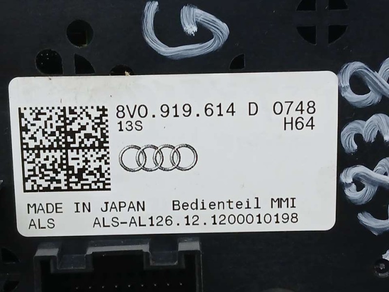Recambio de mando multifuncion para audi a3 sportback (8va) ambiente referencia OEM IAM 8V0919614D  INFOENTRETENIMIENTO