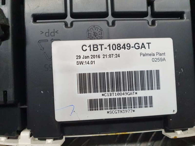 Recambio de cuadro instrumentos para ford fiesta (ccn) ambiente referencia OEM IAM C1BT10849GAT  