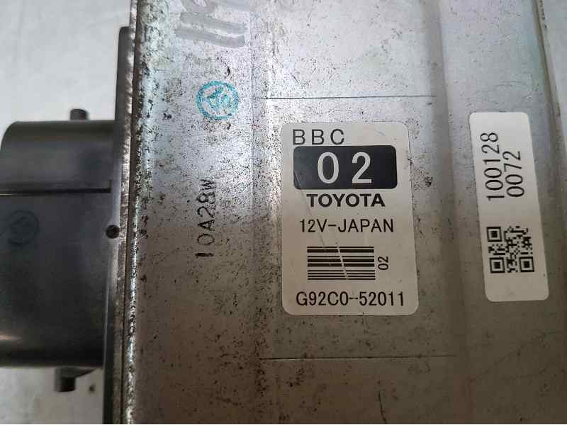 Recambio de modulo electronico para toyota yaris ts referencia OEM IAM G92C052011  