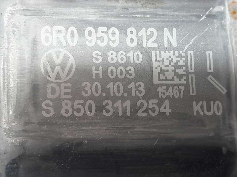 Recambio de motor elevalunas trasero derecho para volkswagen polo (6r1) advance referencia OEM IAM 6R0959812N  5 PINES