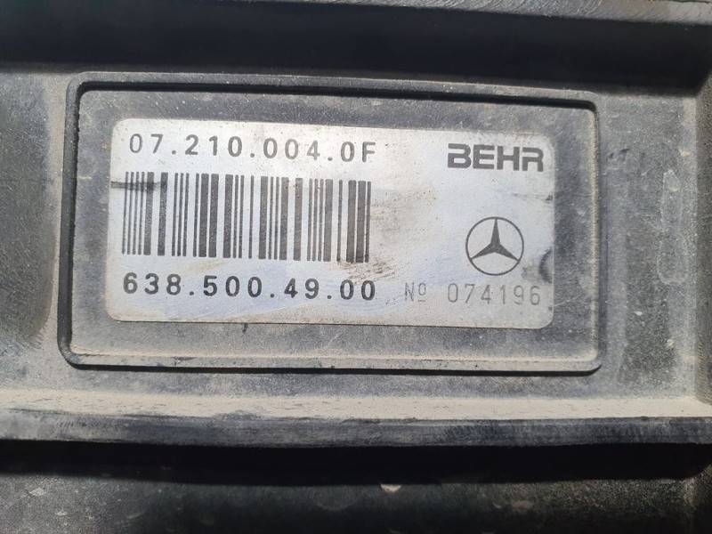 Recambio de electroventilador para mercedes-benz vito (w638) combi 112 cdi (638.194) referencia OEM IAM 6385004900 072100040F BE