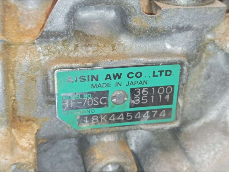 Recambio de caja cambios para ssangyong xlv crystal 4x2 referencia OEM IAM TF70SC 3610035111 AUTOMATICA