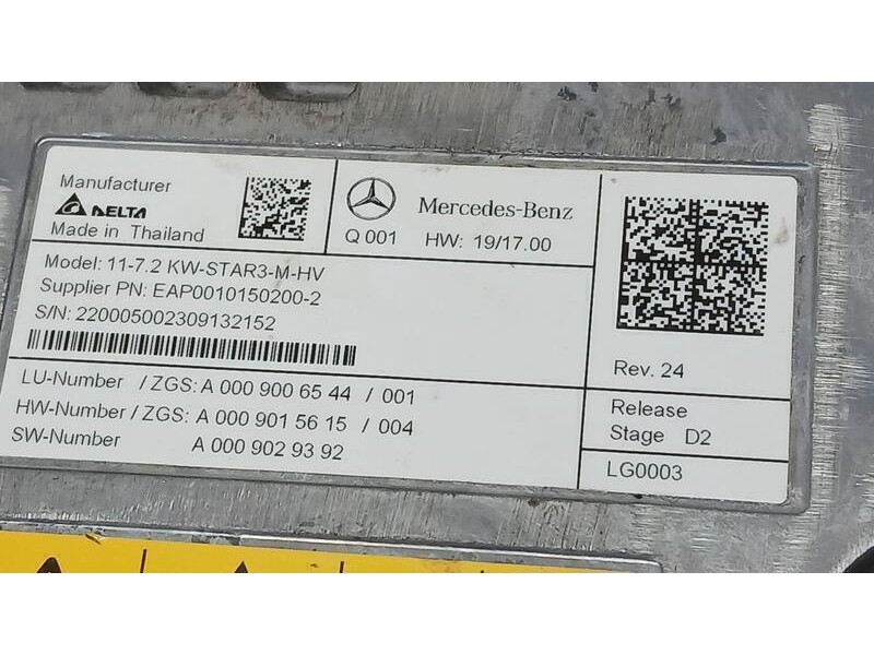 Recambio de convertidor para mercedes-benz clase c (w206) c 300 de (206.208) referencia OEM IAM A0009006544 DELTA A0009015615 22