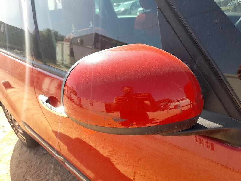 Recambio de retrovisor derecho para fiat 500l (351_, 352_) 1.4 (199lyb1b) referencia OEM IAM 735558566 ELECTRICO ROZADO 
