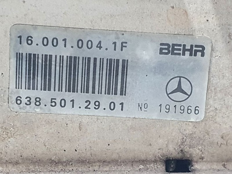 Recambio de intercooler para mercedes-benz vito (w638) combi 112 cdi (638.194) referencia OEM IAM 160010041F 6385012901 BEHR