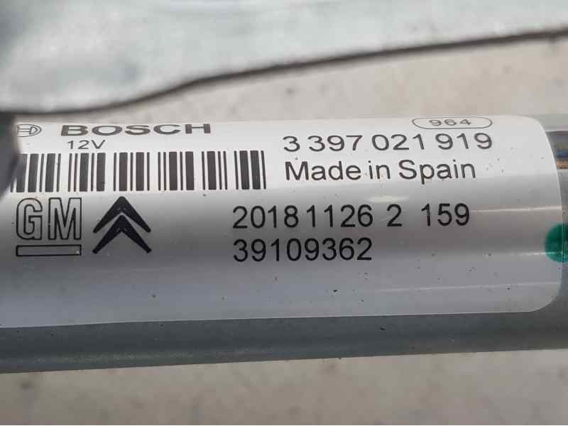 Recambio de motor limpia delantero para opel crossland x edition referencia OEM IAM 39109362 3397021919 4 PINS BOSCH