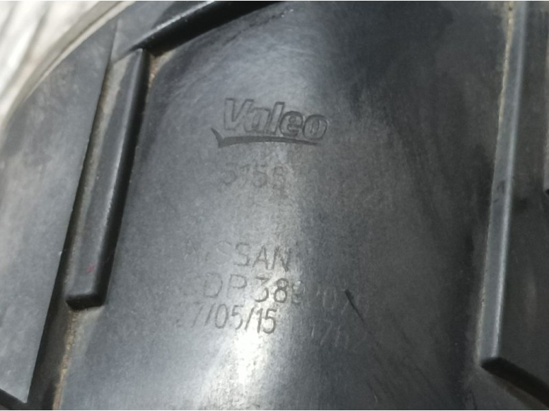 Recambio de faro antiniebla izquierdo para nissan qashqai (j10) acenta referencia OEM IAM 261558992A  VALEO