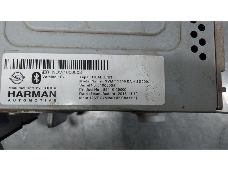 Recambio de sistema audio / radio para ssangyong xlv crystal 4x2 referencia OEM IAM 8911035000  