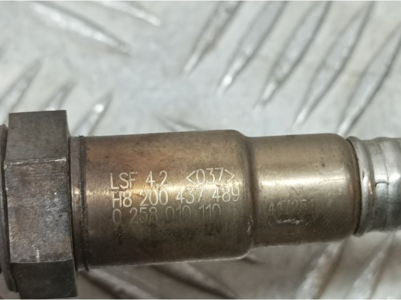 Recambio de sonda lambda para renault captur life referencia OEM IAM 8200437489 0258010110 BOSCH