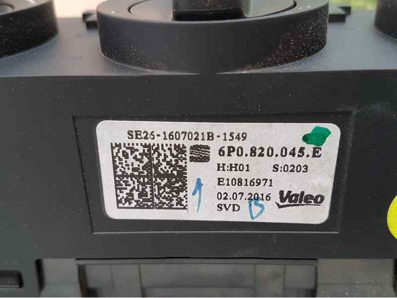 Recambio de mando calefaccion / aire acondicionado para seat ibiza (6p1) style connect referencia OEM IAM 6P0820045E E10816971 V