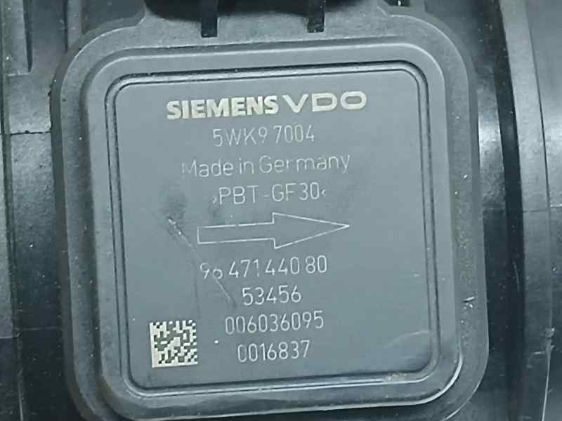 Recambio de caudalimetro para peugeot 207 x-line referencia OEM IAM 9647144080 5WK97004 SIEMENS