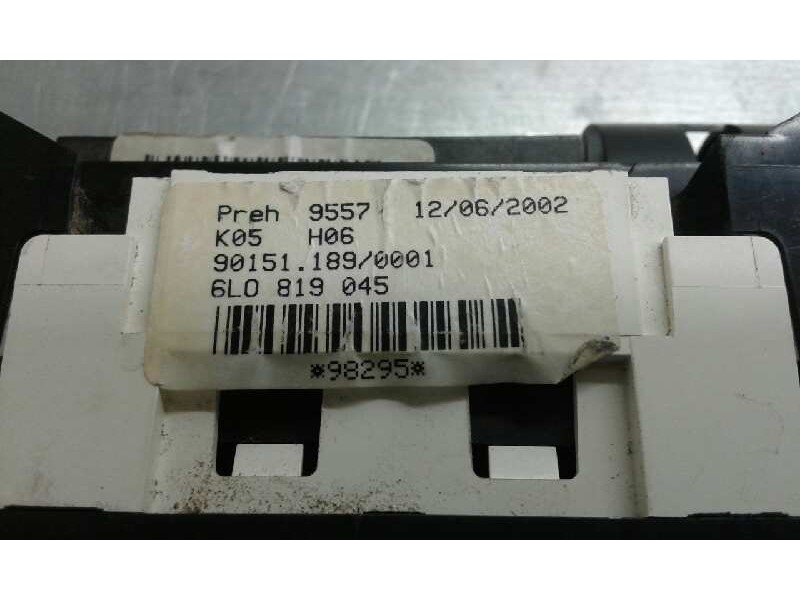 Recambio de mando climatizador para seat ibiza (6l1) 1.2 12v referencia OEM IAM 901511890001 6L0819045 