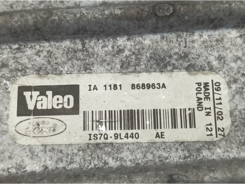 Recambio de intercooler para ford mondeo berlina (ge) ambiente referencia OEM IAM IS7Q9L440AE 868963A VALEO