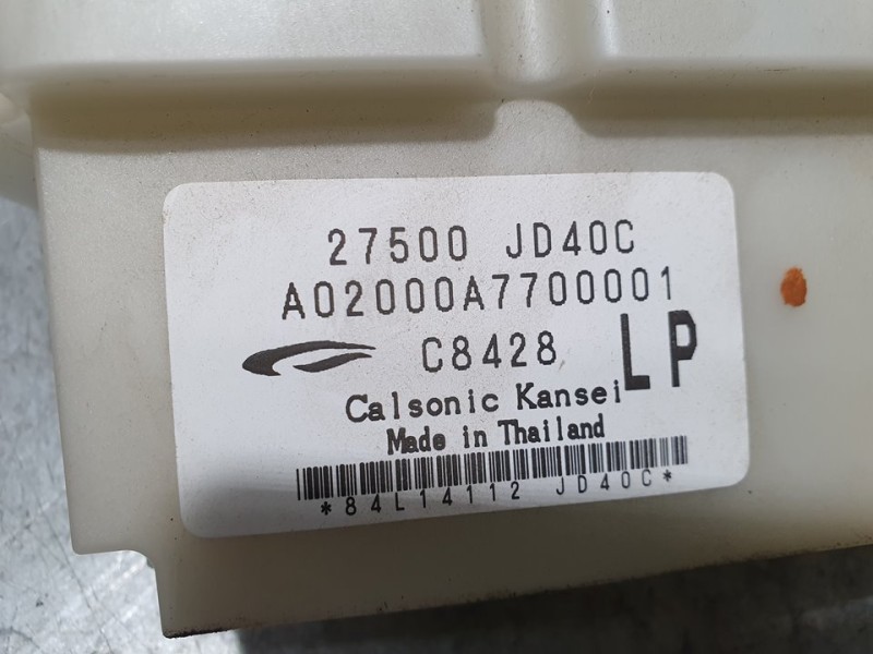Recambio de mando climatizador para nissan qashqai (j10) acenta referencia OEM IAM 27500JD40C A02000A7700001 