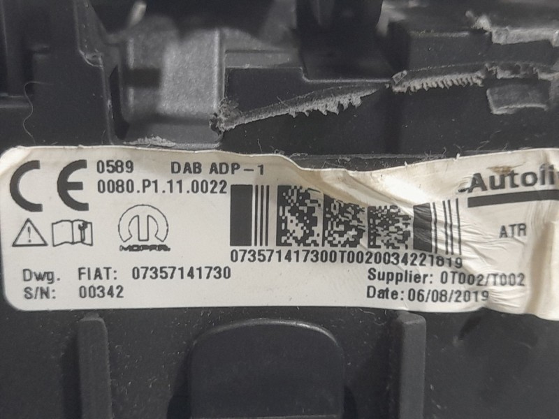 Recambio de airbag delantero izquierdo para fiat fiorino furgoneta/monovolumen (225_) 1.3 d multijet (225cxg1a, 225axl1a, 225axg