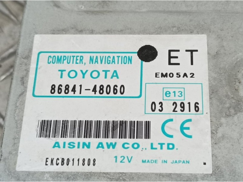 Recambio de sistema navegacion gps para lexus rx 400h referencia OEM IAM 8684148060 EKCB011808 AISIN