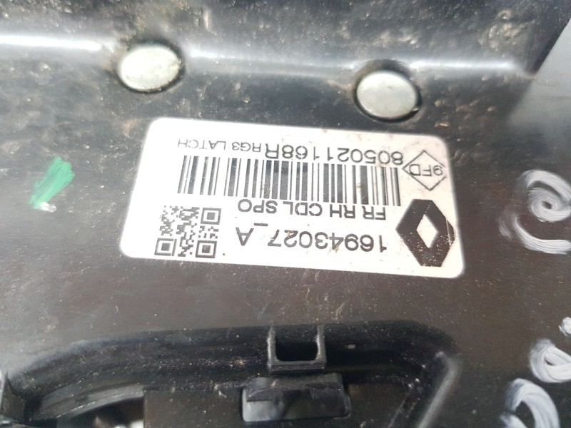 Recambio de cerradura puerta delantera derecha para renault talisman (lp_) 1.5 dci 110 referencia OEM IAM 805021198R 4 PINS 