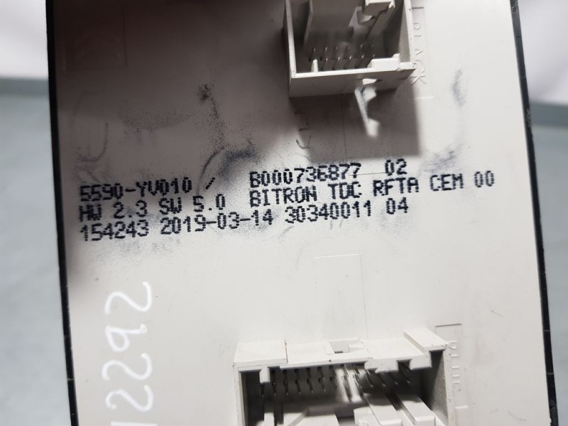 Recambio de mando climatizador para peugeot 108 active referencia OEM IAM 5590YV010 3034001104 BITRON