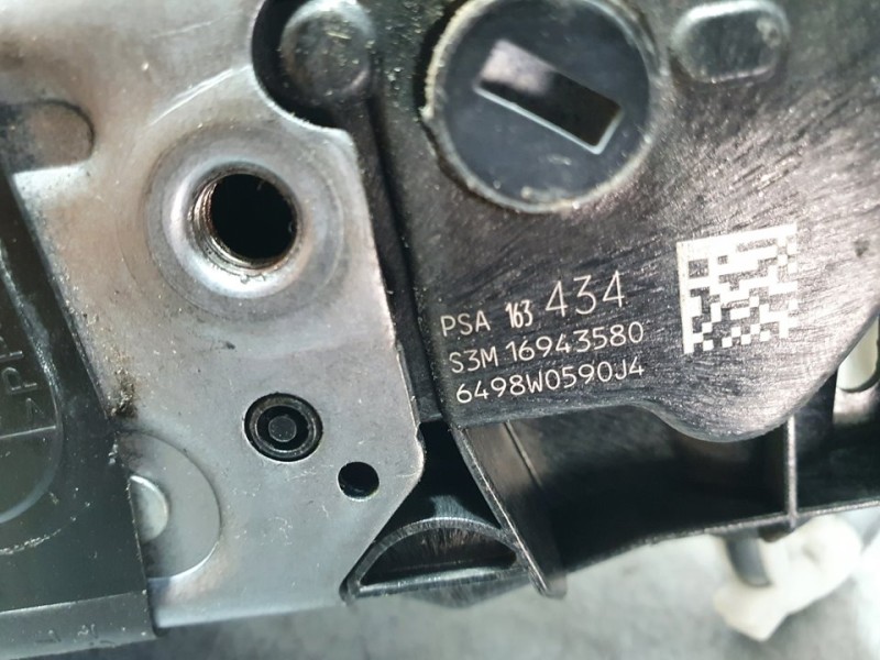 Recambio de cerradura puerta delantera izquierda para opel combo life edition referencia OEM IAM 16943580 6498W0590J4 6 PINES