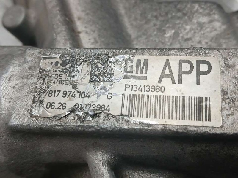 Recambio de cremallera direccion para opel zafira tourer excellence referencia OEM IAM P13413960 7817974104G ZF ELECTRO-MECANICA