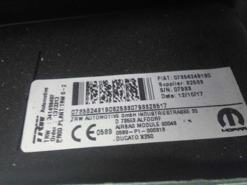 Recambio de kit airbag para peugeot boxer camión 335 l2 bluehdi 130 referencia OEM IAM 7355860290 S/SALPICADERO NI PRETENSORES 