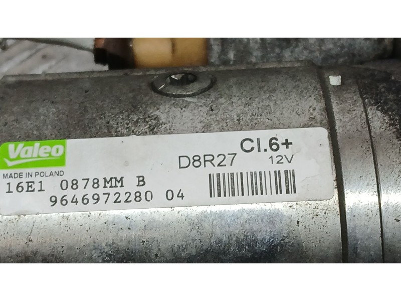 Recambio de motor arranque para peugeot 5008 (0u_, 0e_) 2.0 hdi 150 / bluehdi 150 referencia OEM IAM 9646972280 VALEO D8R27