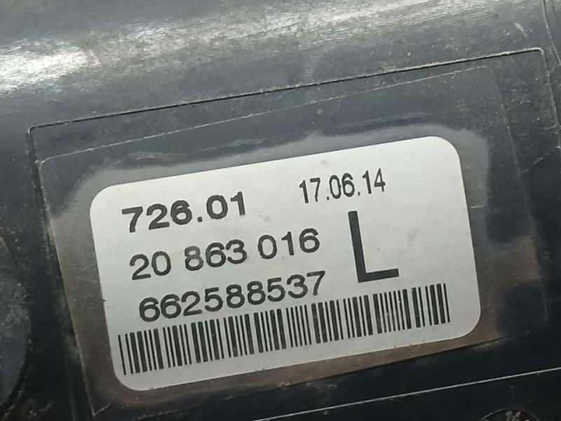 Recambio de faro antiniebla izquierdo para opel zafira tourer excellence referencia OEM IAM 20863016 662588537 