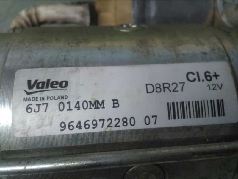 Recambio de motor arranque para peugeot boxer camión 335 l2 bluehdi 130 referencia OEM IAM 9646972280 D8R27 VALEO