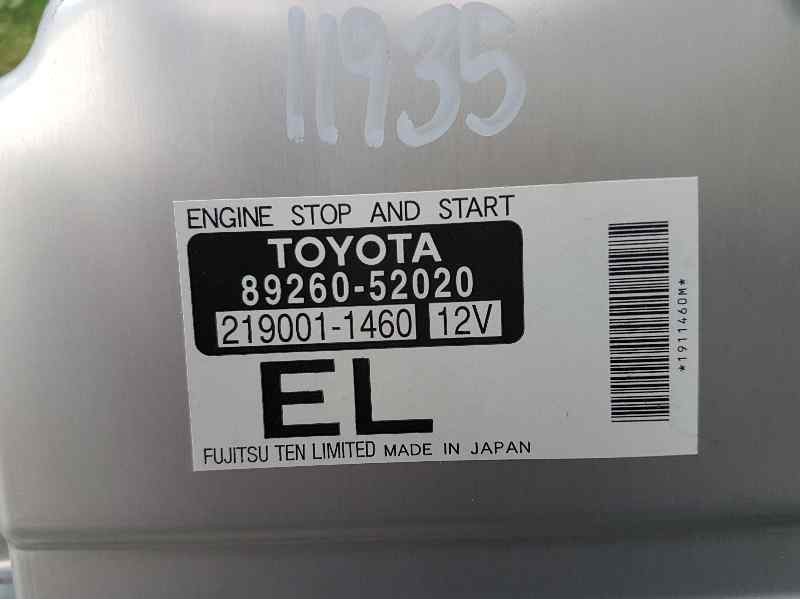 Recambio de centralita start / stop para toyota yaris ts referencia OEM IAM 8926052020 2190011460 FUJITSU
