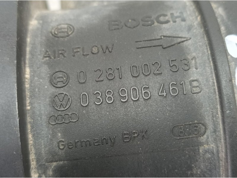 Recambio de caudalimetro para skoda roomster (5j7) family referencia OEM IAM 038906461B 0281002531 BOSCH