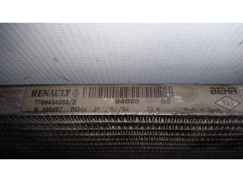 Recambio de condensador / radiador aire acondicionado para renault scenic rx4 (ja0) 1.9 dci referencia OEM IAM 7700434383  BEHR