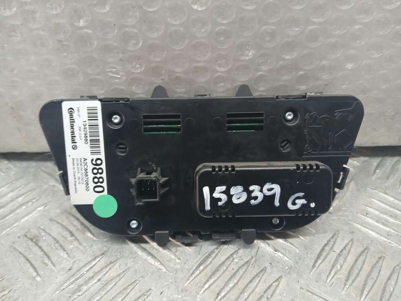 Recambio de mando climatizador para opel zafira tourer excellence referencia OEM IAM 13429880 A2C86870600 CONTINENTAL